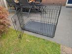 Mooie zwarte bench 90x57x65, Ophalen, Gebruikt