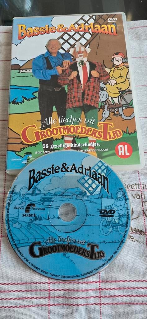 Bassie & Adriaan - Alle Liedjes uit Grootmoederstijd DVD, Cd's en Dvd's, Dvd's | Kinderen en Jeugd, Gebruikt, Tv fictie, Komedie