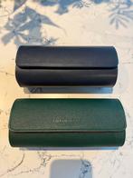 Horloge rol voor 3 horloges - 22x10cm, Ophalen of Verzenden, Nieuw, Groen, Softcase