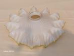Art deco opaline lampenkap met gele rand, Antiek en Kunst, Antiek | Lampen, Ophalen of Verzenden
