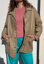 Unisex Vintage leren jas, Kleding | Dames, Jassen | Winter, Maat 38/40 (M), Overige kleuren, Verzenden, Nieuw