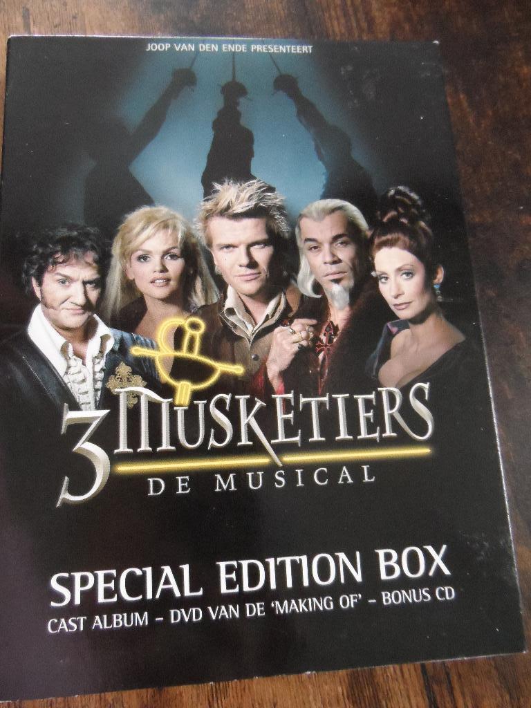 DVD Box 3 Musketiers de musical, Alle leeftijden, Boxset, Muziek en Concerten, Ophalen of Verzenden