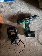 Hitachi accu schroefmachine, Doe-het-zelf en Verbouw, Gereedschap | Boormachines, Ophalen of Verzenden, Gebruikt, Boor- en Schroefmachine