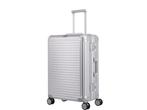 Travelite Aluminimum Trolley M 67cm NIEUW silver, Sieraden, Tassen en Uiterlijk, Koffers, Verzenden, Nieuw, Hard kunststof, Slot