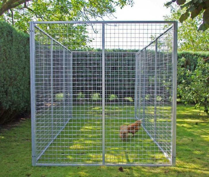 Kippenren B=480 x D=180 x H= 180 cm gegalvaniseerd, Dieren en Toebehoren, Vogels | Toebehoren, Nieuw, Overige typen, Ophalen of Verzenden