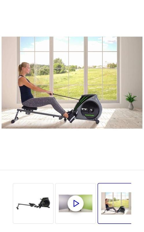 Tunturi Cardio Fit R20 Roeier, Sport en Fitness, Fitnessapparatuur, Zo goed als nieuw, Roeitrainer, Armen, Benen, Borst, Buik