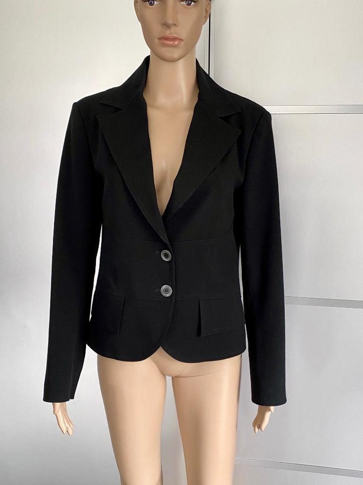 J518 Patrizia Pepe mt. 40=M wollen designer jasje blazer wol, Kleding | Dames, Jasjes, Kostuums en Pakken, Zo goed als nieuw, Jasje