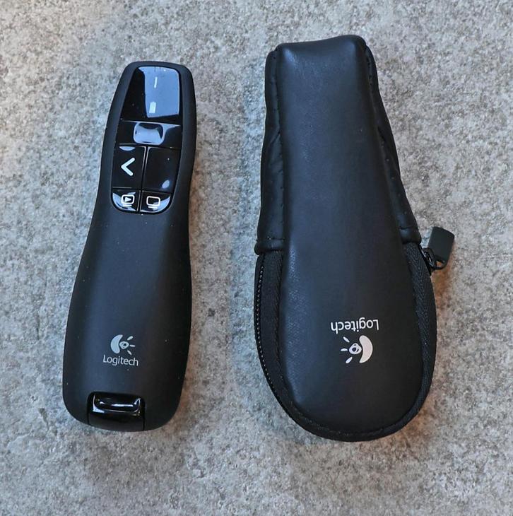 Logitech R400 draadloze afstandsbediening, Computers en Software, Presenters, Gebruikt, Ophalen of Verzenden