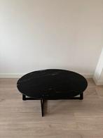 Zwarte salontafel marmer, Huis en Inrichting, Tafels | Salontafels, Ophalen, Overige materialen, Gebruikt, 100 tot 150 cm