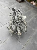 Mooie hanglamp met bladeren metaal, Ophalen, Gebruikt, Metaal