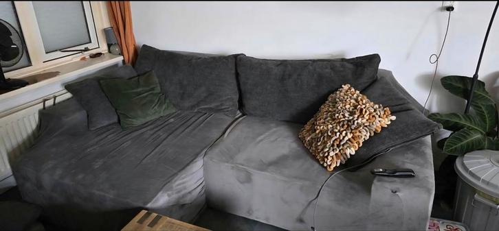 Comfortabele hoekbank/slaapbank, Huis en Inrichting, Banken | Bankstellen, Zo goed als nieuw, Hoekbank, Driepersoons, Minder dan 150 cm