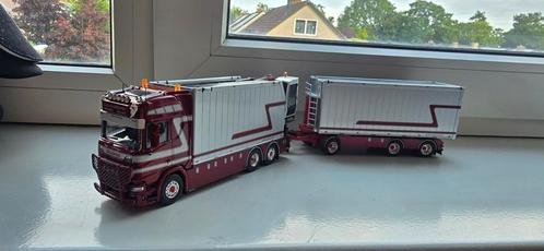 modellen tekno scania, Hobby en Vrije tijd, Modelauto's | 1:50, Zo goed als nieuw, Bus of Vrachtwagen, Tekno, Ophalen of Verzenden