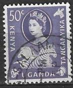 Kenya-Uganda-Tanganyka 1960 - Yvert 112 - Elisabeth (ST), Verzenden, Overige landen, Gestempeld