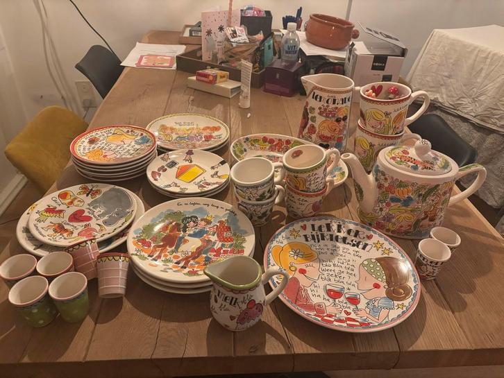 Blond Amsterdam Set - Efteling, Blijdorp, Huis en Inrichting, Keuken | Servies, Zo goed als nieuw, Compleet servies, Blond Amsterdam