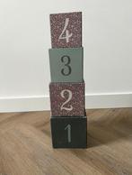 Heel goed 4x Sostrene Grene stapel toren blokken groen roze, Ophalen of Verzenden, Zo goed als nieuw, Overige typen