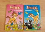Disney kleurboeken bambi colorina vintage retro stampertje, Verzamelen, Disney, Ophalen of Verzenden, Zo goed als nieuw, Beeldje of Figuurtje