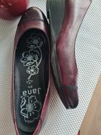 Donkerrode Instappers met Sleehakje. Wijdte H., Kleding | Dames, Schoenen, Jana, Instappers, Ophalen of Verzenden, Zo goed als nieuw