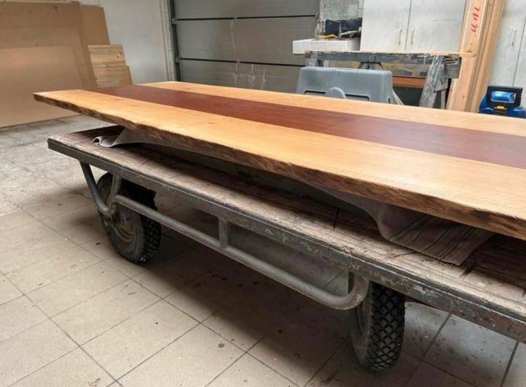 Tafelblad, Ophalen, Eikenhout, 50 tot 100 cm, Rechthoekig