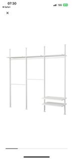 Ikea elvarli open kledingkast, Huis en Inrichting, Kasten | Kledingkasten, Ophalen, 50 tot 100 cm, Zo goed als nieuw, 150 tot 200 cm