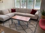 2x Salontafel met dik houtenblad, Gebruikt, 50 tot 100 cm, Vierkant, Ophalen of Verzenden