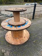 Kabelhaspel - Tafel, dierenweide decoratie, Gebruikt, 100 tot 150 cm, Rond, Tafelblad