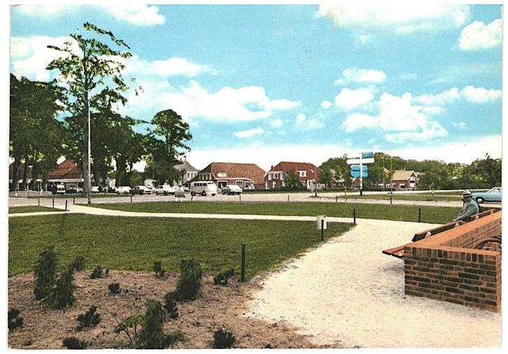 910164 Borger Drenthe jr 70 gel in 84 Gelopen met Postzegel, Verzamelen, Ansichtkaarten | Nederland, Gelopen, Drenthe, 1960 tot 1980