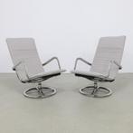2x Vintage Draaifauteuil Smedsta Ikea, 1980s Nieuwe kussens, Ophalen, Gebruikt, Minder dan 75 cm, Vintage