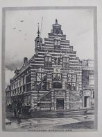 31 / Stadhuis van Oudewater door Wubbo de Jongh, Antiek en Kunst, Kunst | Etsen en Gravures, Ophalen of Verzenden