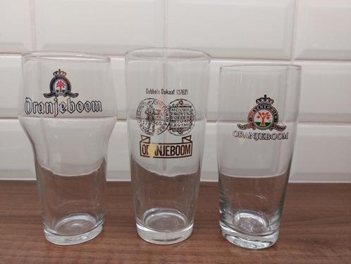 Oranjeboom bierglazen 3 stuks, Verzamelen, Biermerken, Zo goed als nieuw, Glas of Glazen, Oranjeboom, Ophalen of Verzenden