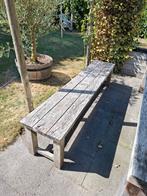 Tuin tafel en bank, Ophalen, Gebruikt, Rechthoekig, Hout