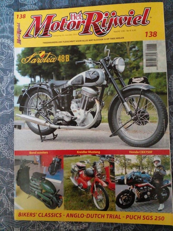 Het Motorrijwiel 138 - Sarolea 48B, Boeken, Motoren, Gelezen, Algemeen, Ophalen of Verzenden