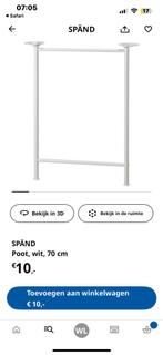 2 x Spand tafelpoot ikea, Ophalen, Zo goed als nieuw, Rond, 50 tot 100 cm