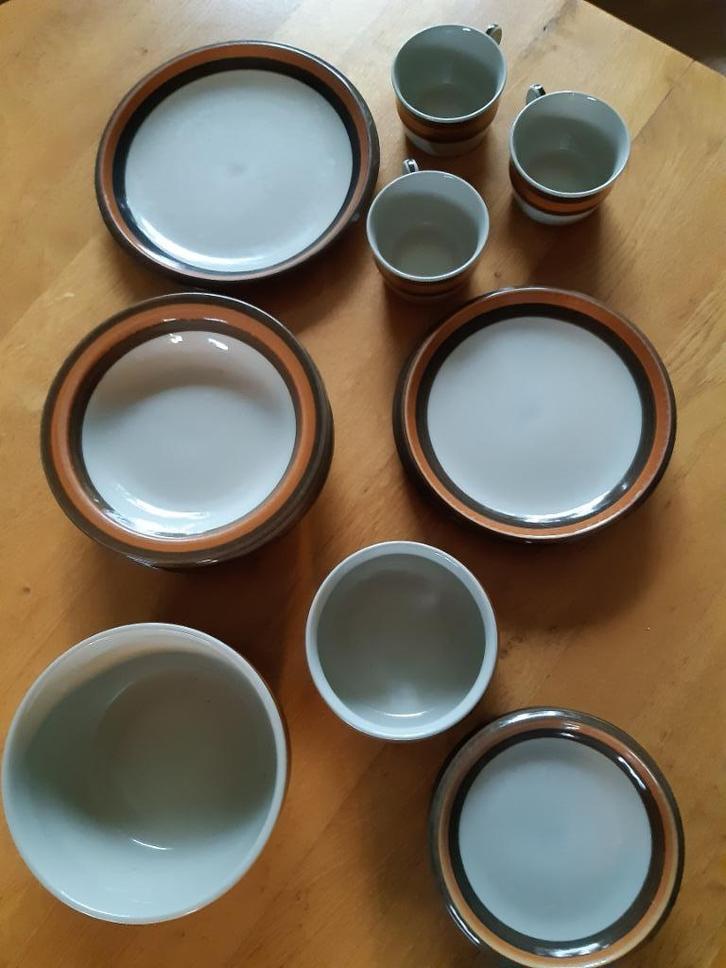Annika servies, Huis en Inrichting, Keuken | Servies, Zo goed als nieuw, Compleet servies, Overige stijlen, Aardewerk, Ophalen