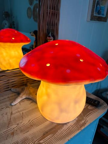 Vintage Heico paddenstoellamp. beschikbaar voor biedingen