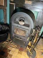 Houtkachel met kapot glas - defect, Huis en Inrichting, Kachels, Ophalen, Gebruikt, Houtkachel, Vrijstaand