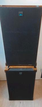 2 stuks - Vintage Sony Speakers - Klassiek vol Geluid!, Gebruikt, Ophalen of Verzenden, Sony, Minder dan 60 watt