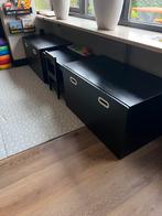 Ikea smastad / stuva zwart lades met ombouw 2x, Ophalen, Zo goed als nieuw, 25 tot 50 cm, Minder dan 100 cm