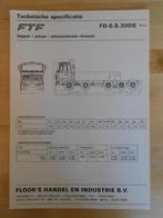 FTF 10x4 ca 1985 Technische Specificatie Folder, Ophalen, FTF, Zo goed als nieuw, Overige merken