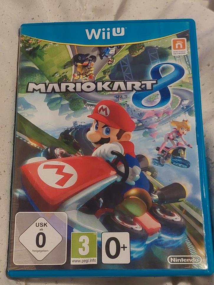 Mario Kart 8 - Wii U, Spelcomputers en Games, Games | Nintendo Wii, Zo goed als nieuw, Racen en Vliegen, 3 spelers of meer, Vanaf 3 jaar