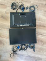 HP 21.5 in monitor x2, Ophalen, Zo goed als nieuw, IPS