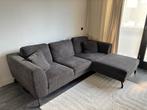 Graphite stoffen bank - 3 jaar oud, goede staat!, Huis en Inrichting, Ophalen, 250 tot 300 cm, Gebruikt, Hoekbank