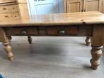 Oud grenen salontafel, Huis en Inrichting, Tafels | Salontafels, Ophalen, Gebruikt, 100 tot 150 cm, 50 tot 100 cm