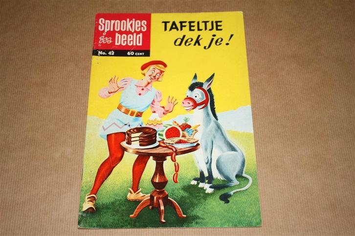 Tafeltje dek je! - Sprookjes in beeld - nr 43, Boeken, Stripboeken, Gelezen, Eén stripboek, Ophalen of Verzenden