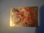 Charizard gold card, Hobby en Vrije tijd, Verzamelkaartspellen | Pokémon, Ophalen of Verzenden, Zo goed als nieuw, Losse kaart