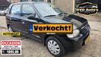 (Verkocht) Suzuki Alto 1.1 AUT 2006 Zwart AUTOMAAT!, Stof, Elektrische ramen, 4 cilinders, 4 stoelen