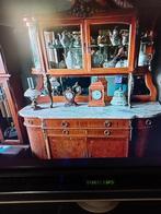 Antieke vitrine kast., Huis en Inrichting, Ophalen, Gebruikt, 200 cm of meer, 150 tot 200 cm
