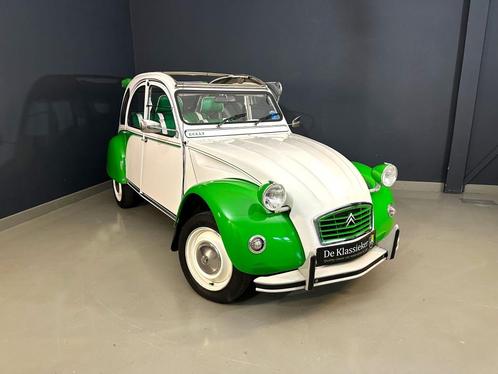 Citroën 2CV 6 CLUB S6, Auto's, Oldtimers, Bedrijf, Citroën, Benzine, Sedan, Handgeschakeld, Groen, Leder