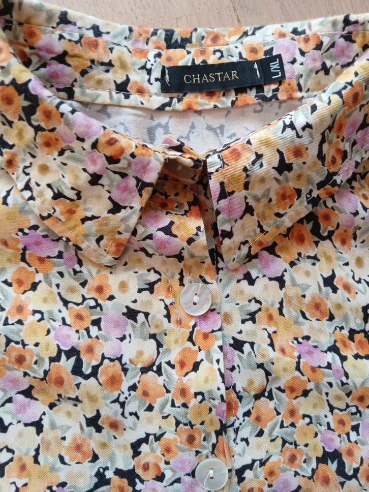 Fris gekleurde Chaster jurk, maat L/XL, Kleding | Dames, Jurken, Zo goed als nieuw, Onder de knie, Ophalen of Verzenden