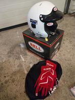 Bell Mag1 Rally Helm Wit (Maat L  60-61), Motoren, Overige merken, Systeemhelm, Verzenden, Dames