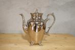 Zilvertinnen koffiepot Tiel Kurz & C   antiek  circa 1910, Antiek en Kunst, Ophalen of Verzenden